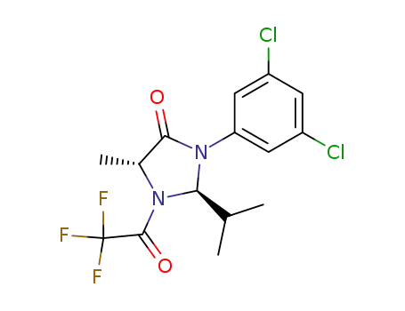 4-Imidazolidinone,
3-(3,5-dichlorophenyl)-5-methyl-2-(1-methylethyl)-1-(trifluoroacetyl)-,
(2S,5R)-