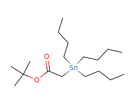 Acetic acid, (tributylstannyl)-, 1,1-dimethylethyl ester
