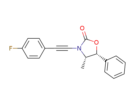 (4R,5S)-3-(4-fluoro-phenylethynyl)-4-methyl-5-phenyl-oxazolidin-2-one
