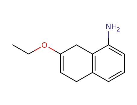 Molecular Structure of 624729-65-3 (7-Ethoxy-5,8-dihydronaphthalen-1-aMine)