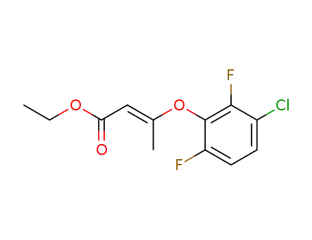 (E)-3-(3-chloro-2,6-difluoro-phenoxy)-but-2-enoic acid ethyl ester