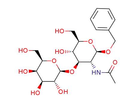 benzyl 2-acetamido-2-deoxy-3-O-β-D-galactopyranosyl-β-D-glucopyranoside