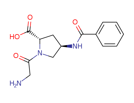 (2S,4R)-4-benzamido-1-glycylpyrrolidine-2-carboxylic acid