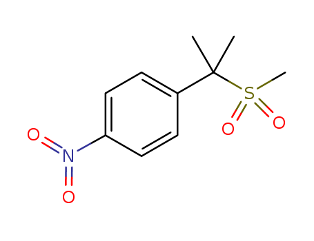 Benzene, 1-[1-methyl-1-(methylsulfonyl)ethyl]-4-nitro-