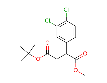 Butanedioic acid, (3,4-dichlorophenyl)-, 4-(1,1-dimethylethyl) 1-methyl
ester