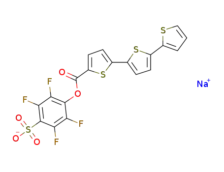 2,2':5',2''-terthiophene-5-carboxylic acid 4-sulfo-2,3,5,6-tetrafluorophenyl ester, sodium salt