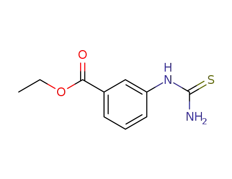 Molecular Structure of 20967-87-7 (1-(3-ETHOXYCARBONYLPHENYL)-2-THIOUREA)