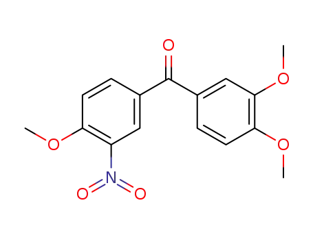 Molecular Structure of 757961-96-9 (Methanone, (3,4-dimethoxyphenyl)(4-methoxy-3-nitrophenyl)-)