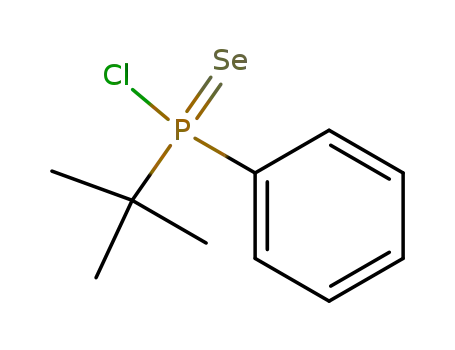 Molecular Structure of 146880-01-5 (Phosphinoselenoic chloride, (1,1-dimethylethyl)phenyl-)