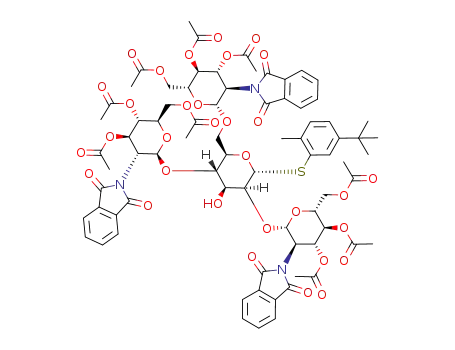 Molecular Structure of 945263-06-9 (C<sub>77</sub>H<sub>83</sub>N<sub>3</sub>O<sub>32</sub>S)