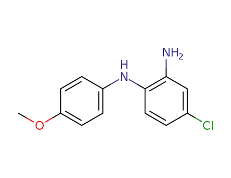 Molecular Structure of 1750-94-3 (4-Chloro-N-(4-methoxyphenyl)-1,2-benzenediamine)