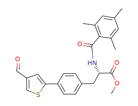3-[4-(4-formyl-thiophen-2-yl)-phenyl]-2-(2,4,6-trimethyl-benzoylamino)-propionic acid methyl ester