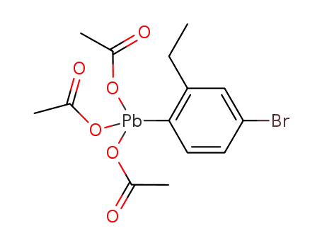 4-bromo-2-ethylphenyllead triacetate