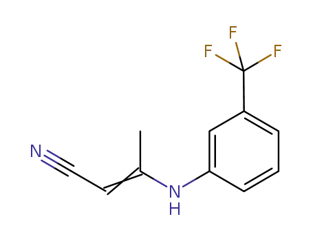 2-Butenenitrile, 3-[[3-(trifluoromethyl)phenyl]amino]-