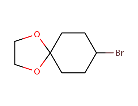 Molecular Structure of 68278-51-3 (8-bromo-1,4-dioxaspiro[4.5]decane)
