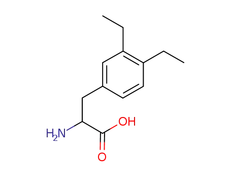Molecular Structure of 600725-38-0 (Phenylalanine, 3,4-diethyl- (9CI))