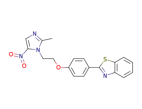 2-{4-[2-(2-Methyl-5-nitro-1H-imidazol-1-yl)ethoxy]phenyl}-1,3-benzothiazole