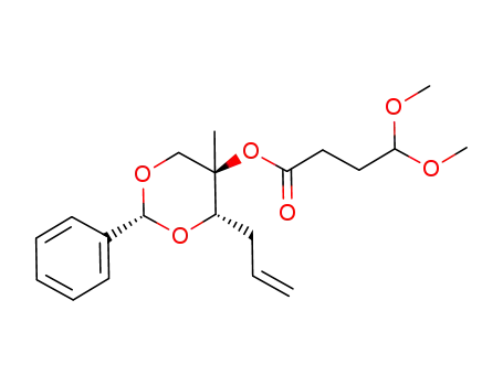 (4S,5R)-4-allyl-5-methyl-2-phenyl-1,3-dioxan-5-yl 4,4-dimethoxybutanoate