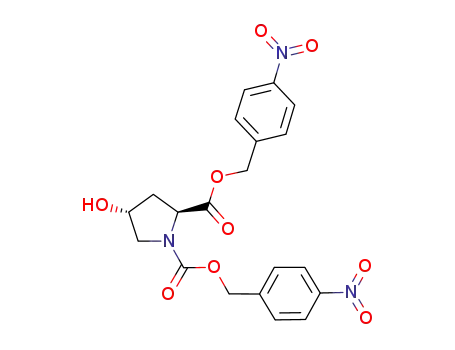 4-Nitrobenzyl (2S,4R)-4-hydroxy-1-(4-nitrobenzyloxycarbonyl)pyrrolidine-2-carboxylate