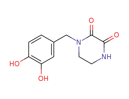 1-(3,4-Dihydroxybenzyl)-2,3-dioxopiperazine