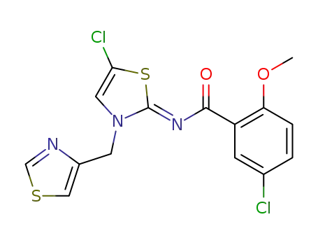 5-chloro-N-[(2Z)-5-chloro-3-(1,3-thiazol-4-ylmethyl)-1,3-thiazol-2(3H)-ylidene]-2-methoxybenzamide