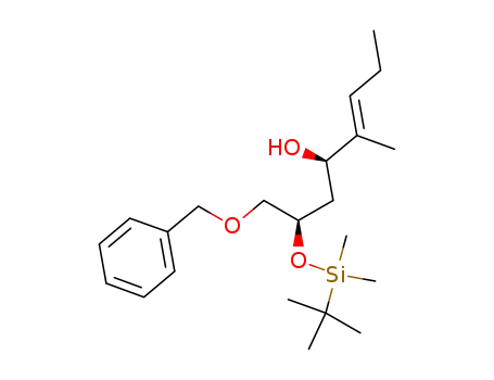 (2R,4R,E)-1-(benzyloxy)-2-((tert-butyldimethylsilyl)oxy)-5-methyloct-5-en-4-ol