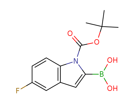 1-Boc-5-fluoroindole-2-boronic acid cas  352359-23-0