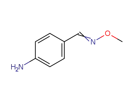 Molecular Structure of 110842-39-2 (Benzaldehyde, 4-amino-, O-methyloxime (9CI))