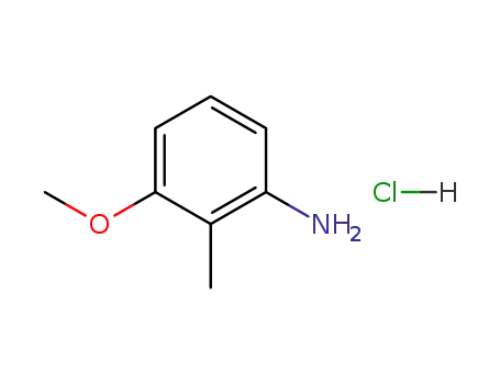 Molecular Structure of 857195-15-4 (2-Methyl-3-methoxyaniline hydrochloride)
