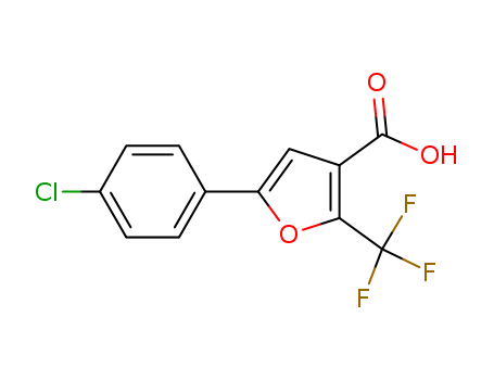 5-(4-Chlorophenyl)-2-(trifluoromethyl)-3-furoic acid