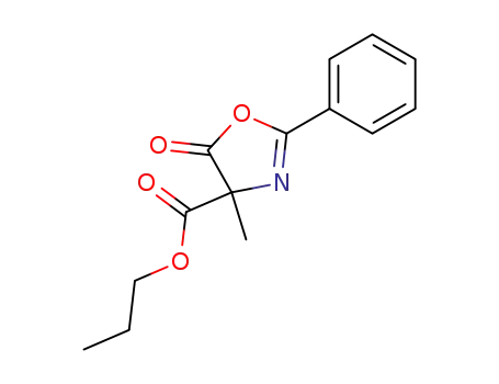 4-Oxazolecarboxylic  acid,  4,5-dihydro-4-methyl-5-oxo-2-phenyl-,  propyl  ester