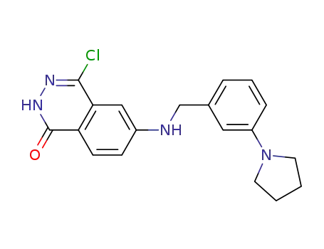 4-chloro-6-(3-pyrrolidin-1-yl-benzylamino)-2H-phthalazin-1-one