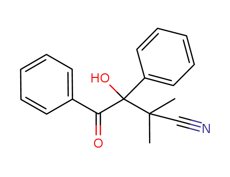 Molecular Structure of 1089675-68-2 (3-hydroxy-2,2-dimethyl-4-oxo-3,4-diphenylbutyronitrile)
