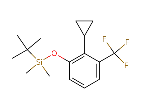 tert-butyl-(2-cyclopropyl-3-trifluoromethyl-phenoxy)-dimethyl-silane