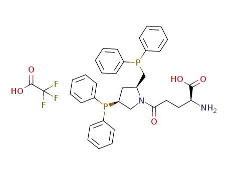 C<sub>34</sub>H<sub>36</sub>N<sub>2</sub>O<sub>3</sub>P<sub>2</sub>*C<sub>2</sub>HF<sub>3</sub>O<sub>2</sub>