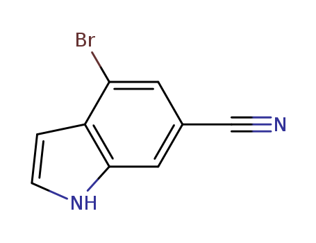 1H-Indole-6-carbonitrile,4-bromo-(374633-29-1)