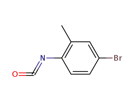 Molecular Structure of 1591-98-6 (4-BROMO-2-METHYLPHENYL ISOCYANATE)