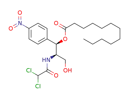 Molecular Structure of 1304534-07-3 ((1R,2R)-2-[(dichloroacetyl)amino]-3-hydroxy-1-(4-nitrophenyl)propyl laurate)