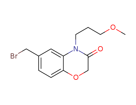 6-(bromomethyl)-4-(3-methoxypropyl)-1,4-benzoxazin-3-one
