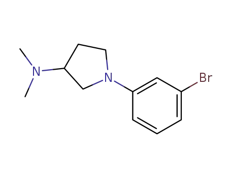 [1-(3-bromo-phenyl)-pyrrolidin-3-yl]-dimethyl-amine
