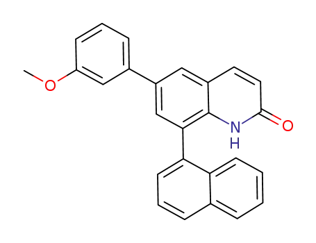 6-(3-methoxyphenyl)-8-naphthalen-1-yl-1H-quinolin-2-one