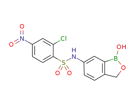 2-chloro-N-(1-hydroxy-1,3-dihydrobenzo[c][1,2]oxaborol-6-yl)-4-nitrobenzenesulfonamide