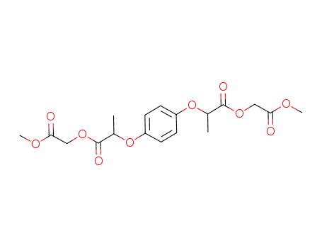 2-[4-(1-methoxycarbonylmethoxycarbonyl-ethoxy)phenoxy]propionic acid methoxycarbonylmethyl ester