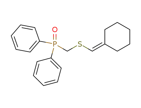 (diphenylphosphinoyl)methyl(cyclohexylidenemethyl)sulfide