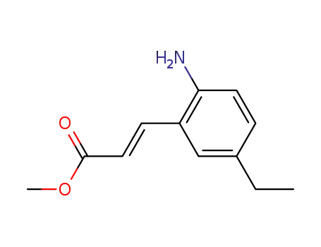 methyl (2E)-3-(2-amino-5-ethylphenyl)acrylate