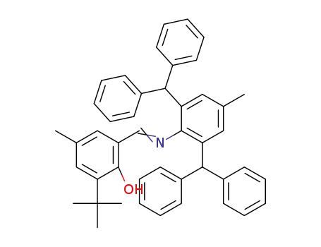 2-((2,6-dibenzhydryl-4-methylphenylimino)methyl)-6-tert-butyl-4-methylphenol