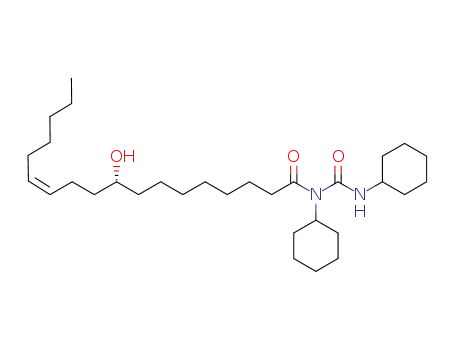1-[(9R,12Z)-9-hydroxyoctadec-12-enoyl]-1,3-dicyclohexylurea