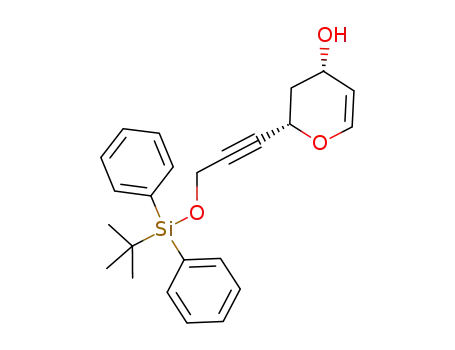 (2S,4S)-2-(3-tert-butyldiphenylsilyloxy-prop-1-ynyl)-3,4-dihydro-4-hydroxy-2H-pyran