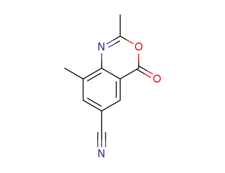 2,8-dimethyl-4-oxo-4H-3,1-benzoxazine-6-carbonitrile