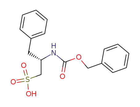Molecular Structure of 856570-20-2 (s-2-CBz-3-pheylpropane-1-sulfonicacid)